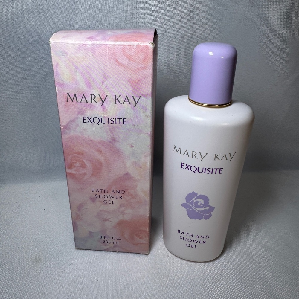 Mary Kay Exquisite Bath and Shower Gel 8 oz Vintage Discontinued Floral Scent